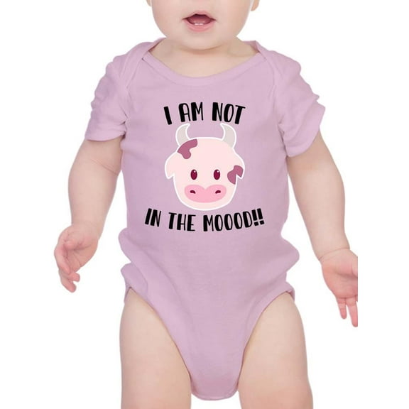 I Am Not In The Moood Bodysuit Infant -Smartprints Designs,  12 Months