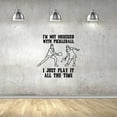 thumbnail image 1 of I Am Not Obsessed With Pickleball I Just Play It All The Time Vinyl Wall Sticker Art Decal Sports Living Room Garage Design Bedroom Pickleball Sports Home Decor Design Decoration Size (30x22 inch), 1 of 3