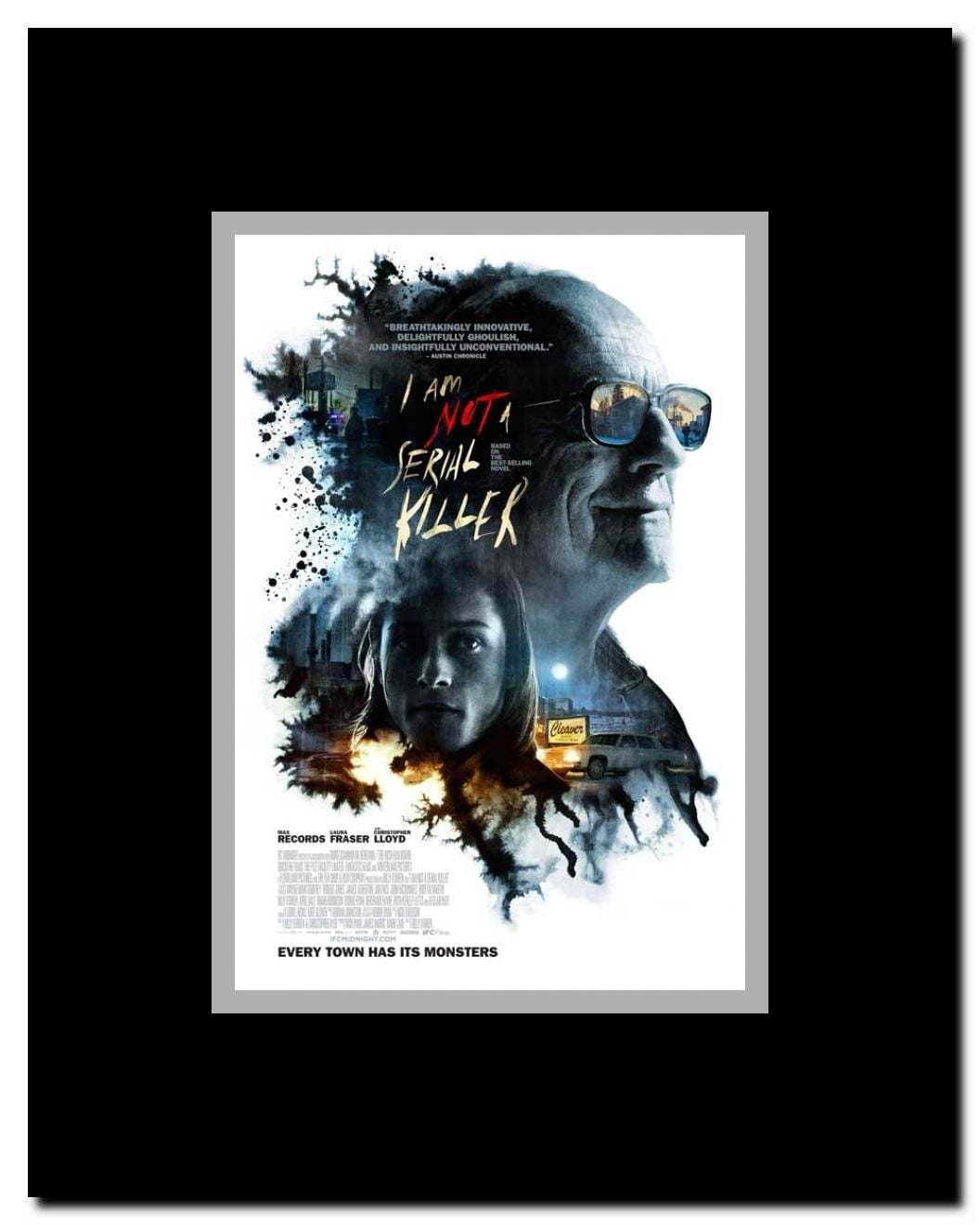 I Am Not a Serial Killer Framed Movie Poster