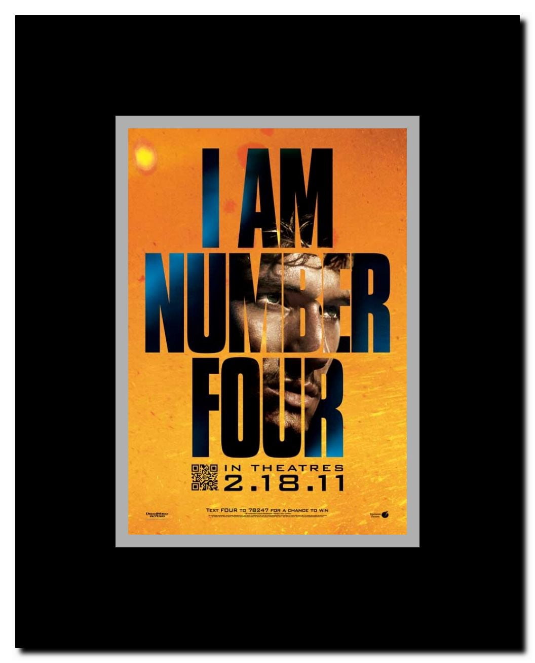 I Am Number Four Framed Movie Poster
