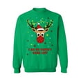 thumbnail image 1 of I Am On Santa's Good List Deer Wearing Mask 2020 - Funny Christmas Sweater - Happy Holiday Xmas Sweatshirt Gift For Men and Women, 1 of 5