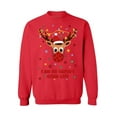 thumbnail image 1 of I Am On Santa's Good List Deer Wearing Mask 2020 - Funny Christmas Sweater - Happy Holiday Xmas Sweatshirt Gift For Men and Women, 1 of 5