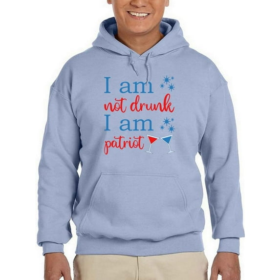 I Am Patriot Hoodie Men -Image by Shutterstock, Male 3X-Large