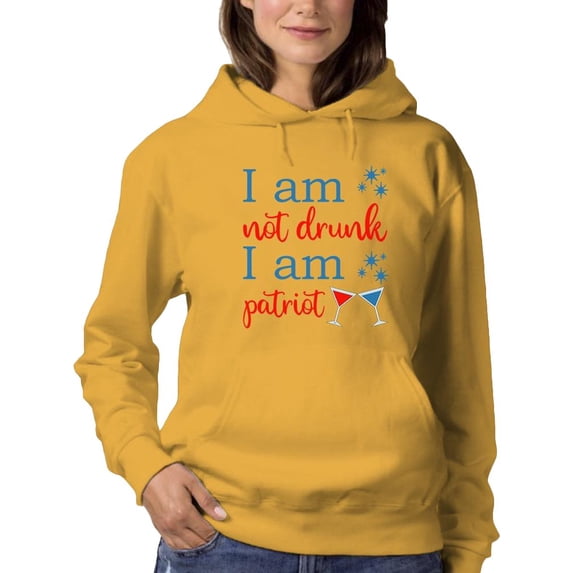 I Am Patriot Hoodie Women -Image by Shutterstock, Female Small