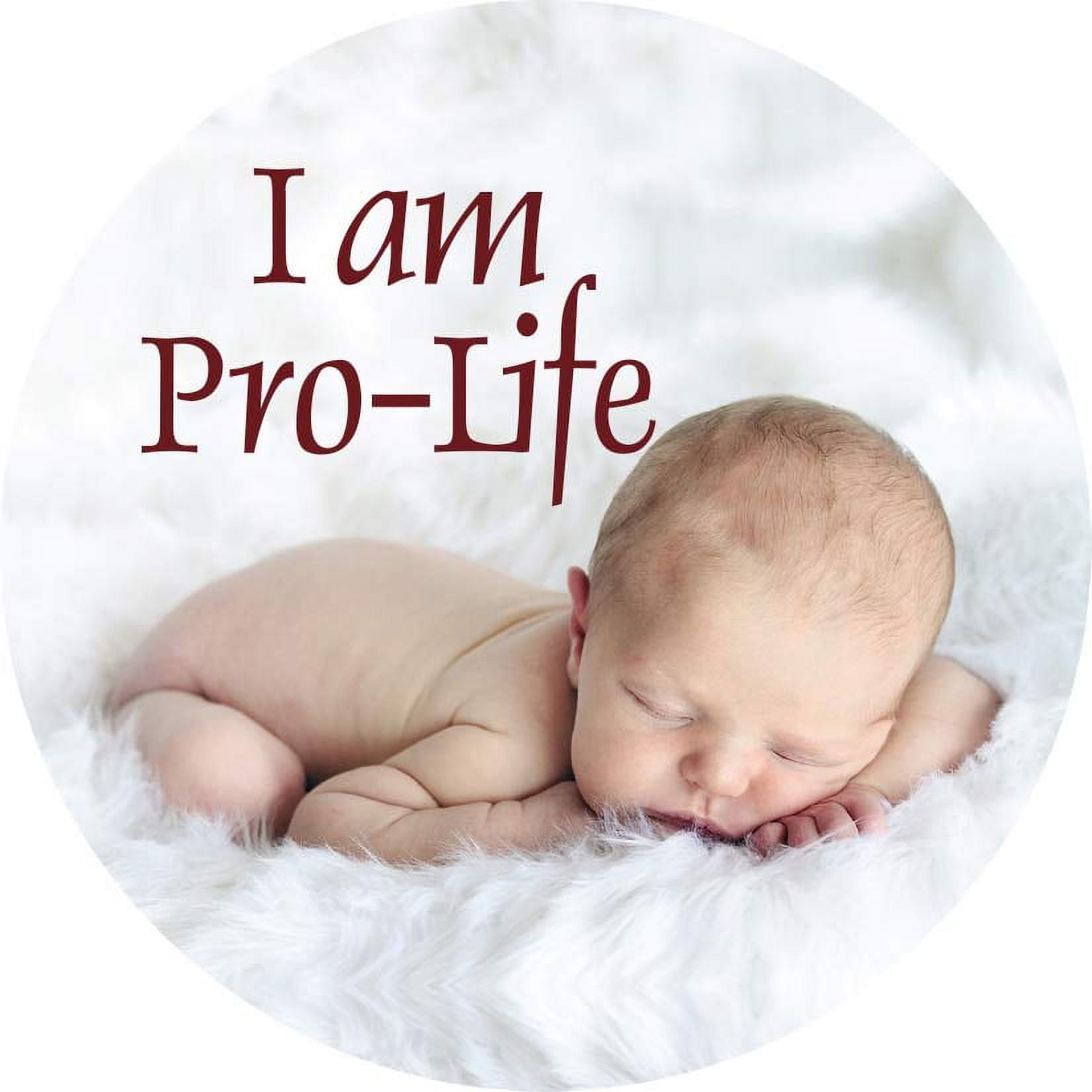 I Am Prolife Pro-Life Button (Pack of 25)