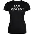thumbnail image 1 of I Am Resilient Juniors Soft T Shirt Black X-LG, 1 of 1