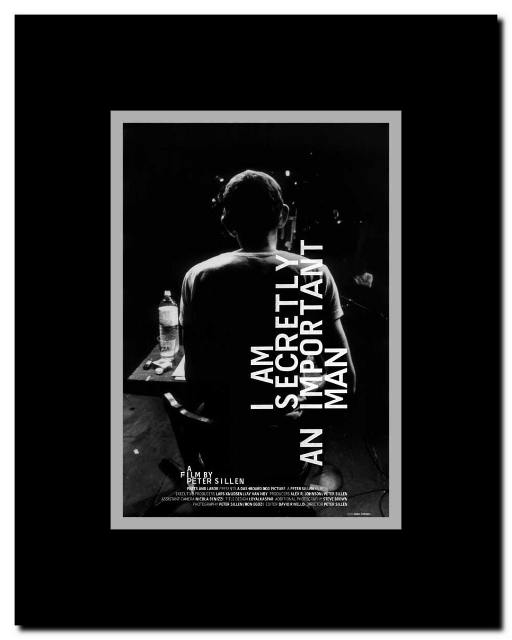 I Am Secretly an Important Man Framed Movie Poster