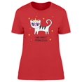 thumbnail image 1 of I Am Sweet Princess Cat Love T-Shirt Women -Image by Shutterstock, Female Small, 1 of 2