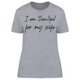 thumbnail image 1 of I Am Thankful For My Wife Women T-Shirt, Female Small, 1 of 4