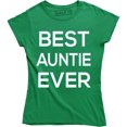 thumbnail image 1 of I Am The Auntie Christ Funny Best Aunt Ever Birthday Gift Ladies Tee Shirt, 1 of 4