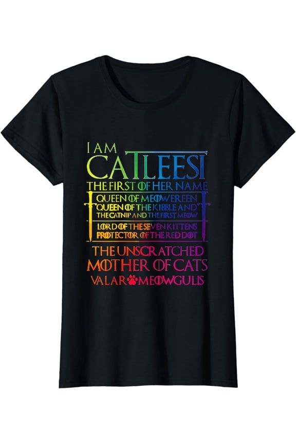 I Am The Catleesi Mother Of Cats Shirt - Funny Cat Shirt