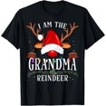 thumbnail image 1 of I Am The Grandma Reindeer Christmas Family T-Shirt, 1 of 4