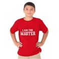 thumbnail image 1 of I Am The Master Dungeons Funny Gaming Crewneck T Shirts Boy Girl Teen Brisco Brands L, 1 of 6