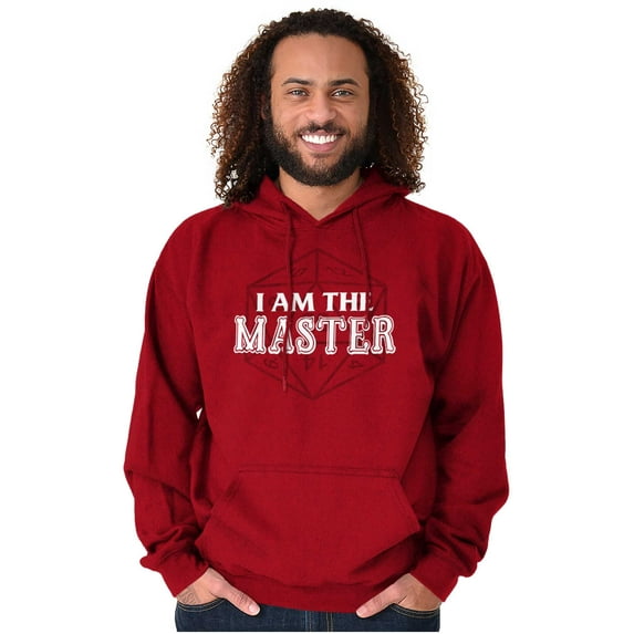 I Am The Master Dungeons Funny Gaming Hoodie Sweatshirt Women Men Brisco Brands L