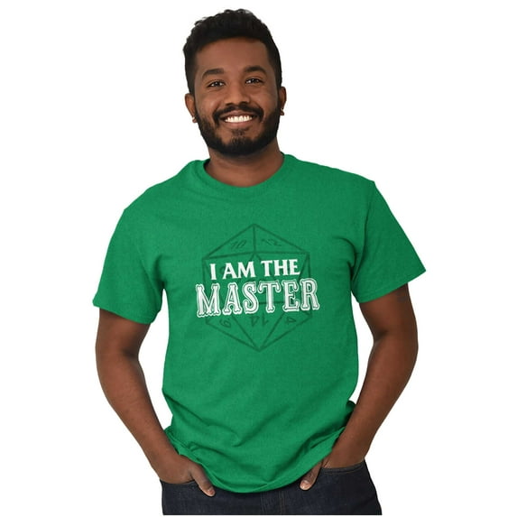 I Am The Master Dungeons Funny Gaming Men's Graphic T Shirt Tees Brisco Brands L