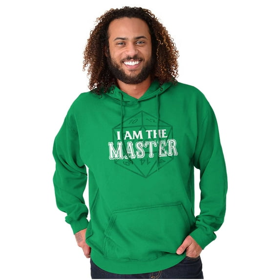 I Am The Master Dungeons Funny Gaming Unisex Plus Fleece Graphic Hoodie Brisco Brands 3X