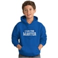 thumbnail image 1 of I Am The Master Dungeons Funny Gaming Youth Hoodie Boy Girl Teen Brisco Brands M, 1 of 6