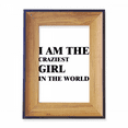 thumbnail image 1 of I Am The Poorest Girl Photo Frame Exhibition Display Art Desktop Painting, 1 of 4