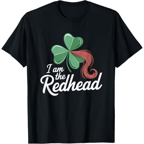 I Am The Redhead Dibs On The Redhead Funny St. Patricks Day T-Shirt