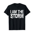 thumbnail image 1 of I Am The Storm Devil Whispers Motivational T-Shirt, 1 of 5