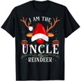 thumbnail image 1 of I Am The Uncle Reindeer Christmas Family T-Shirt, 1 of 4