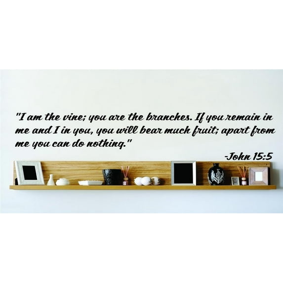 "I Am The Vine; You Are The Branches. If You Remain In Me And I In You, You W...