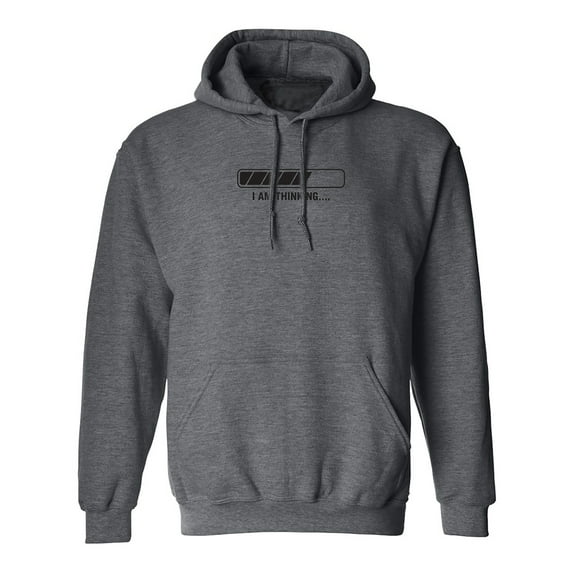 I Am Thinking Adult Hooded Sweatshirt