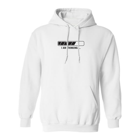 I Am Thinking Adult Hooded Sweatshirt