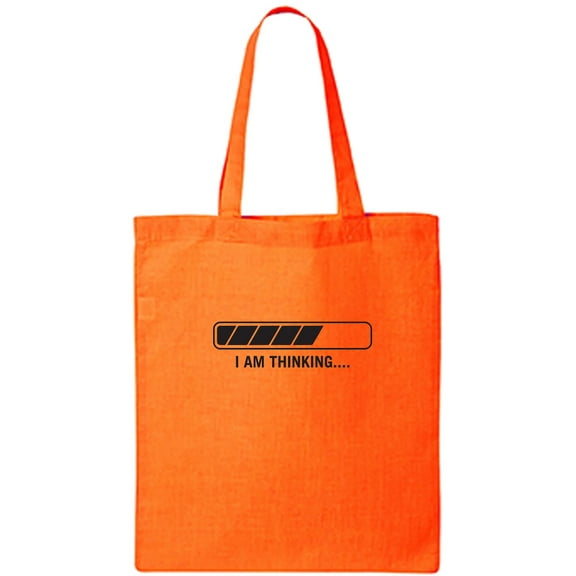 I Am Thinking Cotton Canvas Tote Bag