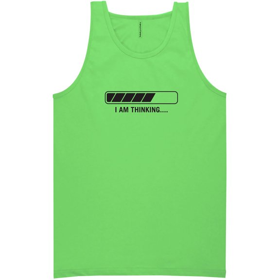 I Am Thinking Neon Tank Top