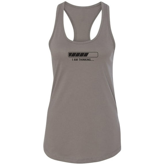 I Am Thinking Racerback Tank