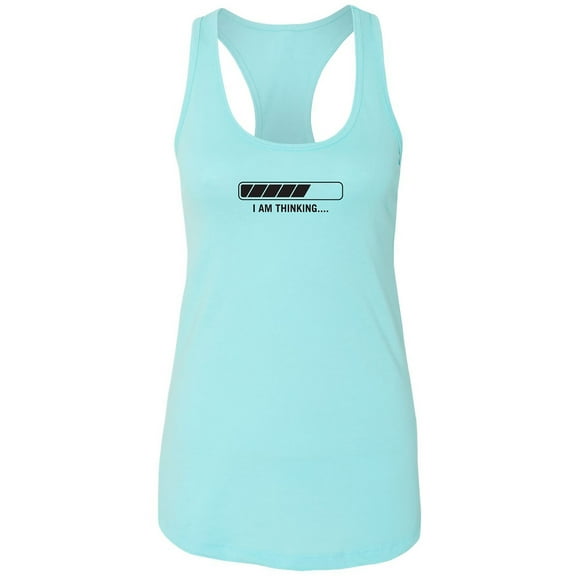 I Am Thinking Racerback Tank