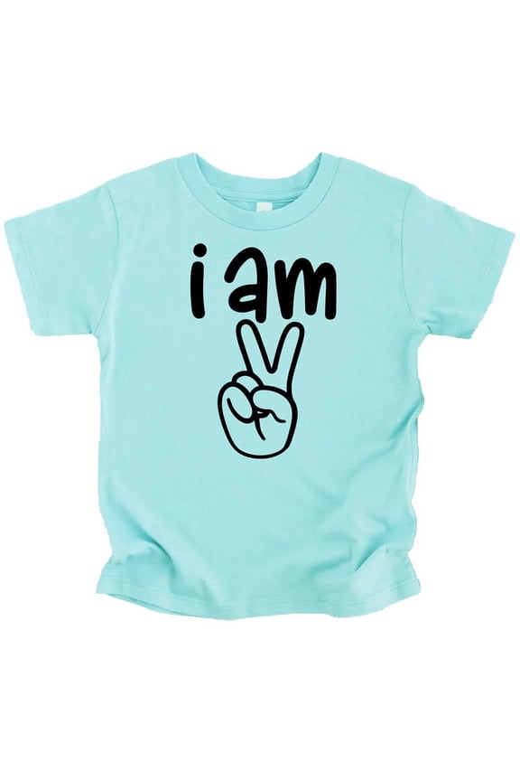 I Am Two 2nd Birthday T-Shirt for Boys Second Birthday Outfit Chill Shirt 4T