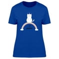 thumbnail image 1 of I Am Unicorn Chubby Cat Rainbow T-Shirt Women -Image by Shutterstock, Female Small, 1 of 2