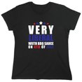thumbnail image 1 of I Am Very Liberal Sarcastic Humor Novelty Funny Women's Casual Tees, 1 of 3
