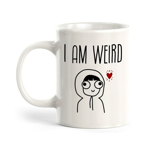 I Am Weird 11oz Plastic Coffee Mug | Coffee Mugs Ideas for Couples