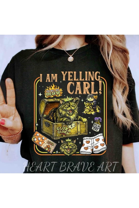 I Am Yelling Carl Shirt, Ride or Roar Sweater, This is an Outrage, Dungeon Crawler Carl,New Achievement Crewneck, Book Series For Booktok