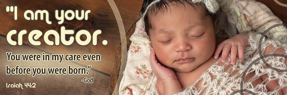 I Am Your Creator Pro-Life Bookmark (Pack of 100)