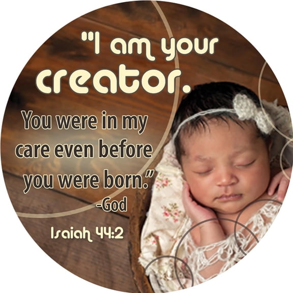 I Am Your Creator Pro-Life Button (Pack of 25)