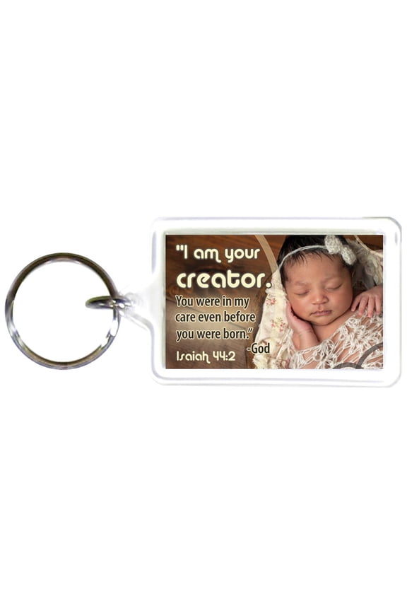 I Am Your Creator Pro-Life Key chain