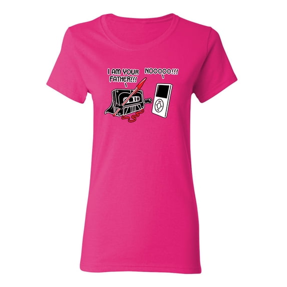 I Am Your Father Sarcastic Novelty Gift Idea Adult Humor Funny Women's Casual Tees