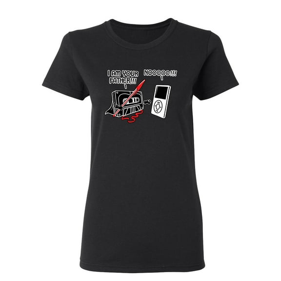 I Am Your Father Sarcastic Novelty Gift Idea Adult Humor Funny Women's Casual Tees