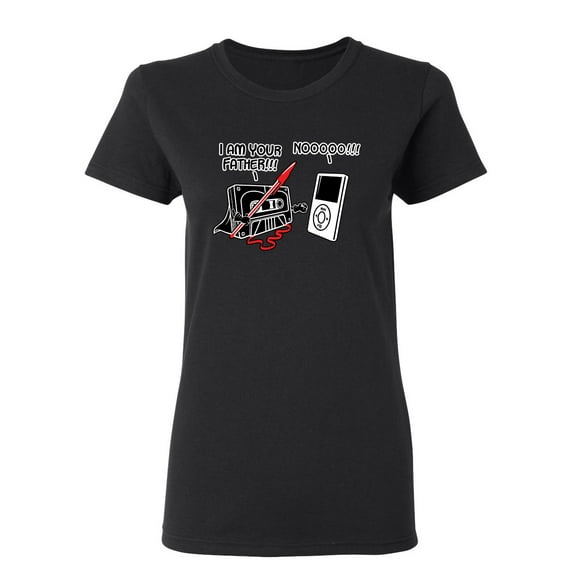 I Am Your Father Sarcastic Novelty Gift Idea Adult Humor Funny Women's Casual Tees