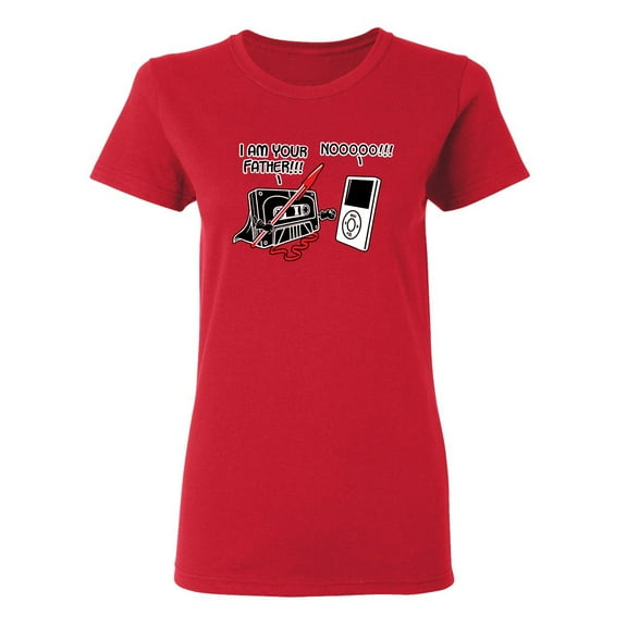 I Am Your Father Sarcastic Novelty Gift Idea Adult Humor Funny Women's Casual Tees