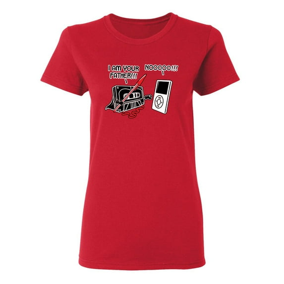 I Am Your Father Sarcastic Novelty Gift Idea Adult Humor Funny Women's Casual Tees