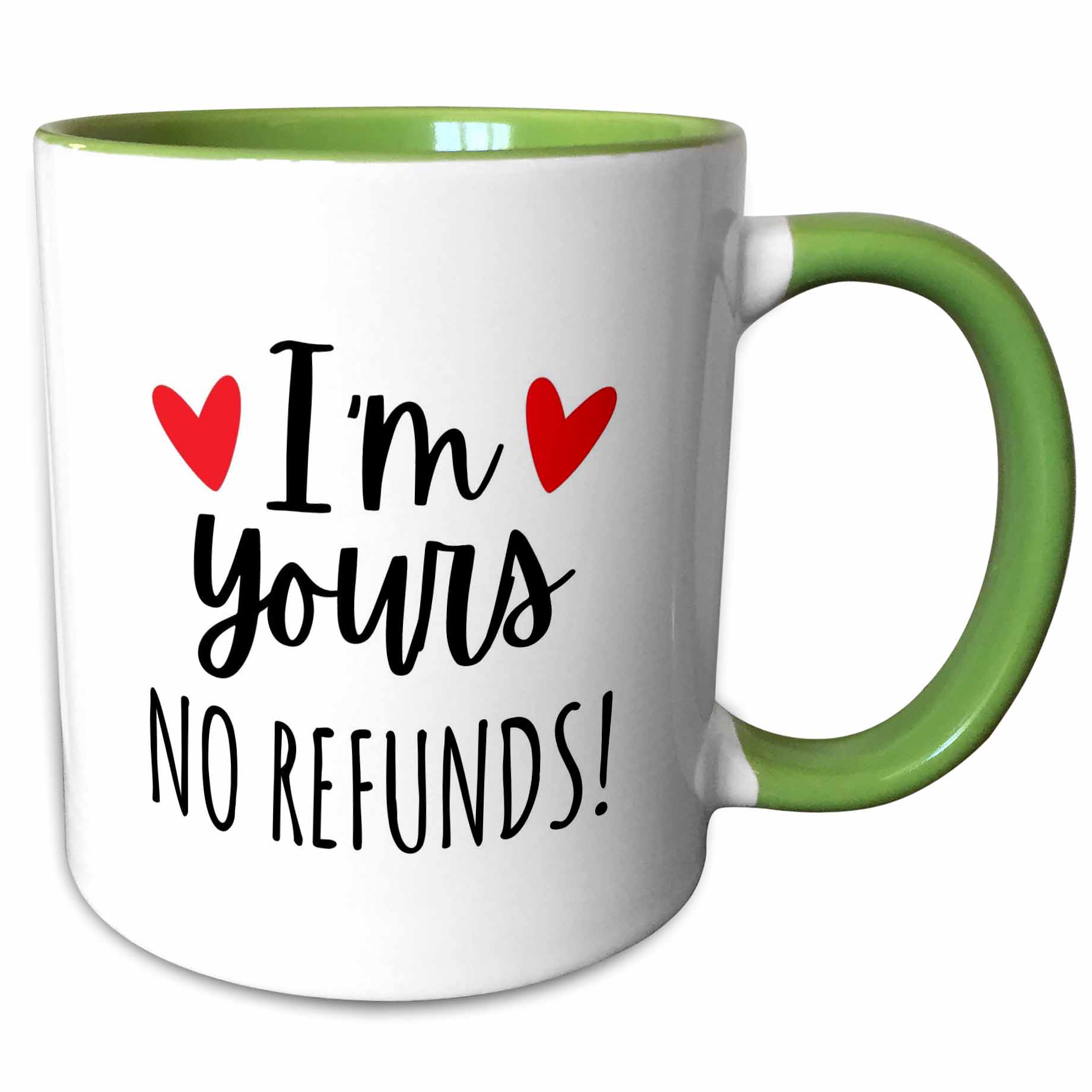 Old English Co. „I‘m Yours No Refunds“ Karte – Lustige Jubiläumskarte Für Partner, Leer Innen