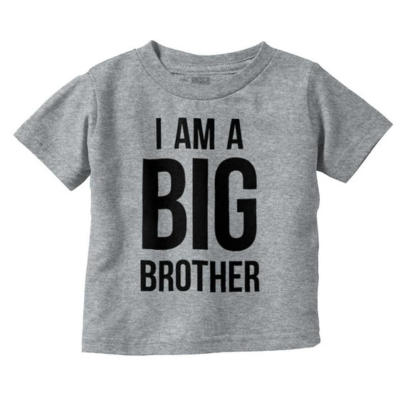 I Am a Big Brother Cute Siblings Youth T Shirt Tee Boys Infant Toddler Brisco Brands 5T