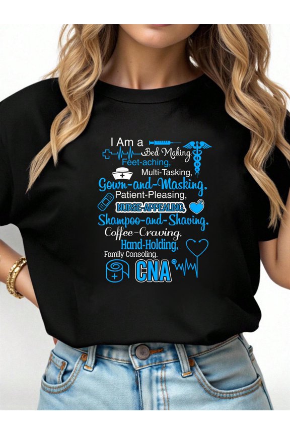 I Am a CNA T-Shirt, Nursing School Funny RN T-Shirt T-Shirt