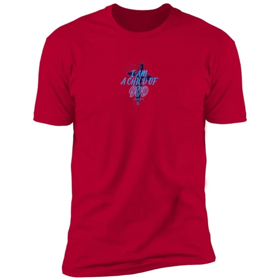 I Am a Child of God Men’s Premium Short Sleeve Tee
