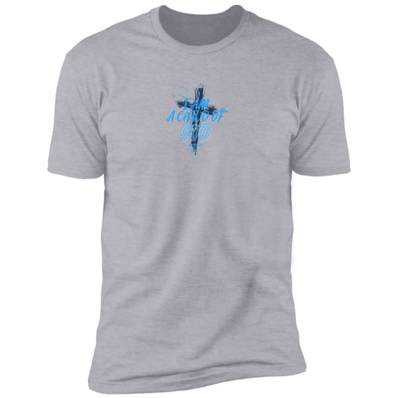 I Am a Child of God Men’s Premium Short Sleeve Tee